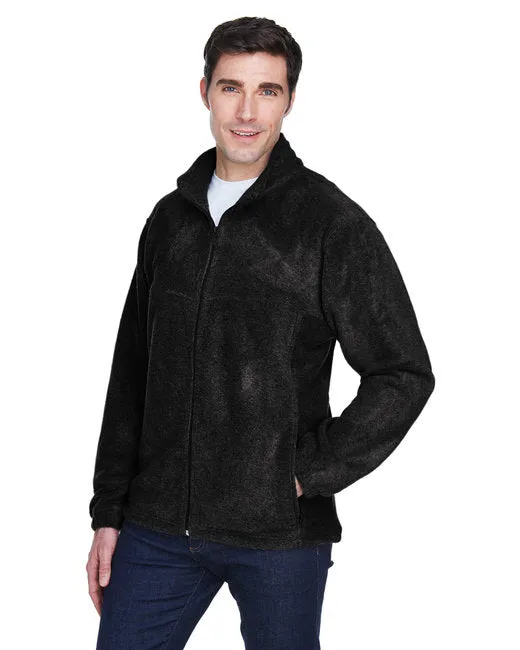 Harriton M990 Men's 8 oz. Full-Zip Fleece