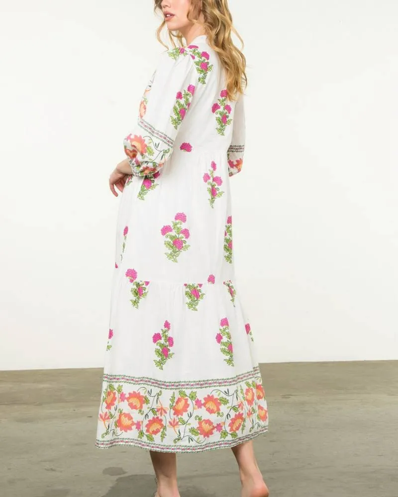Holland Floral Tiered Dress