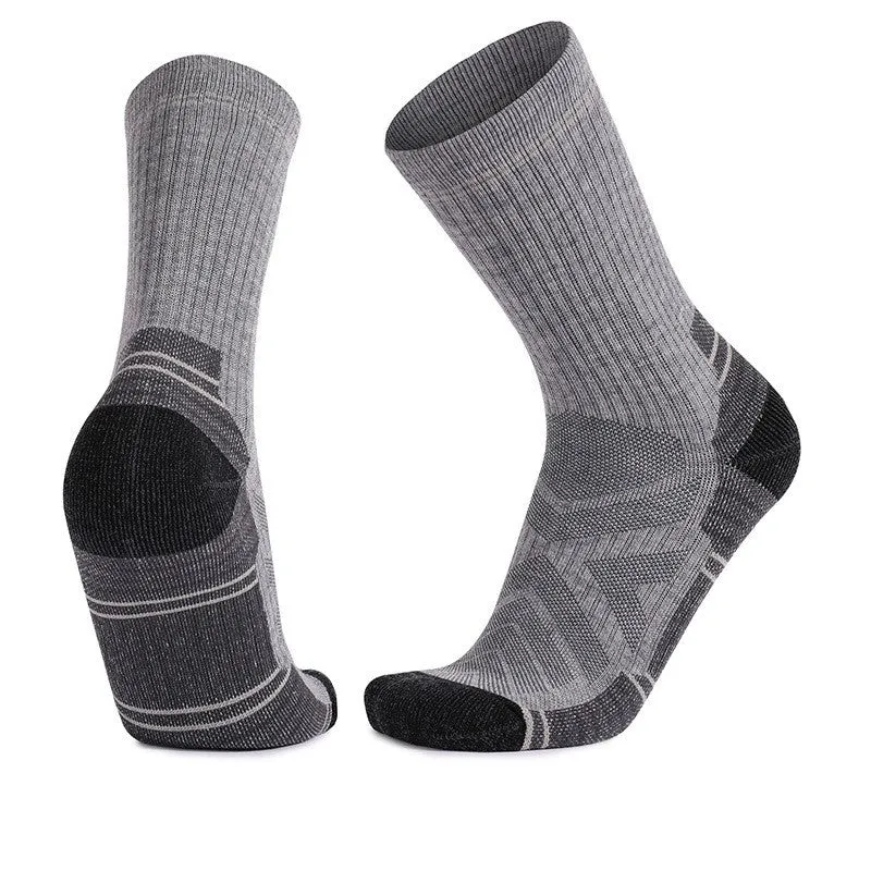Hywell™ | Merino Wool Thick Padded Hiking Crew Socks | 3 Pairs