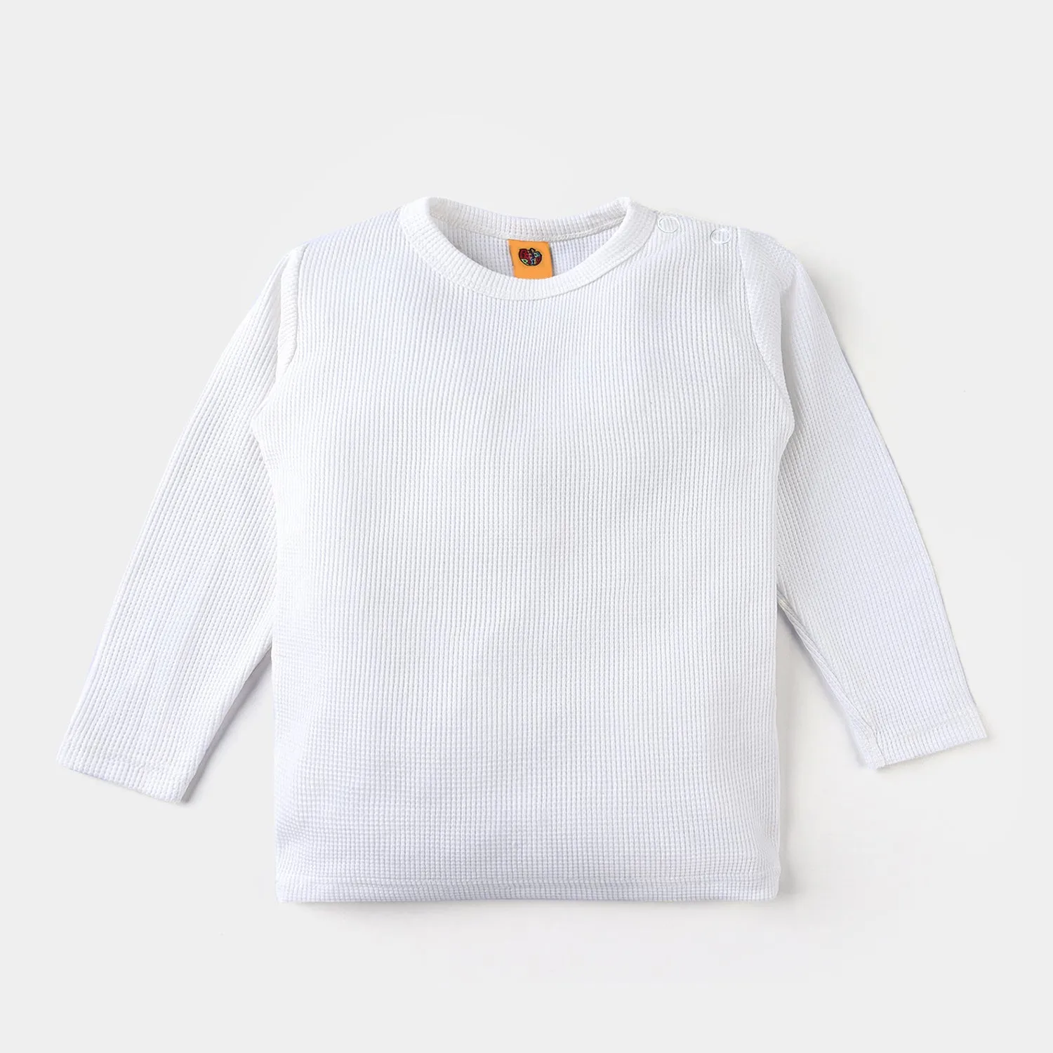 Infant Unisex Thermal Inner Wear -White