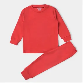 Infant Unisex Thermal Suit -Red