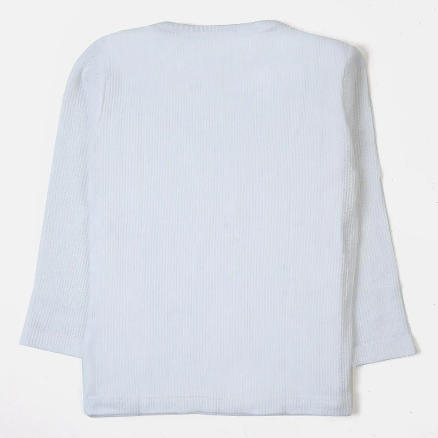 Infant Unisex Thermal Suit - White