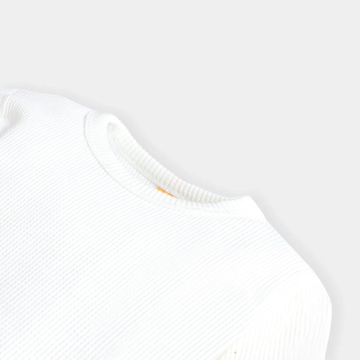 Kids Unisex Thermal Inner Suit-White
