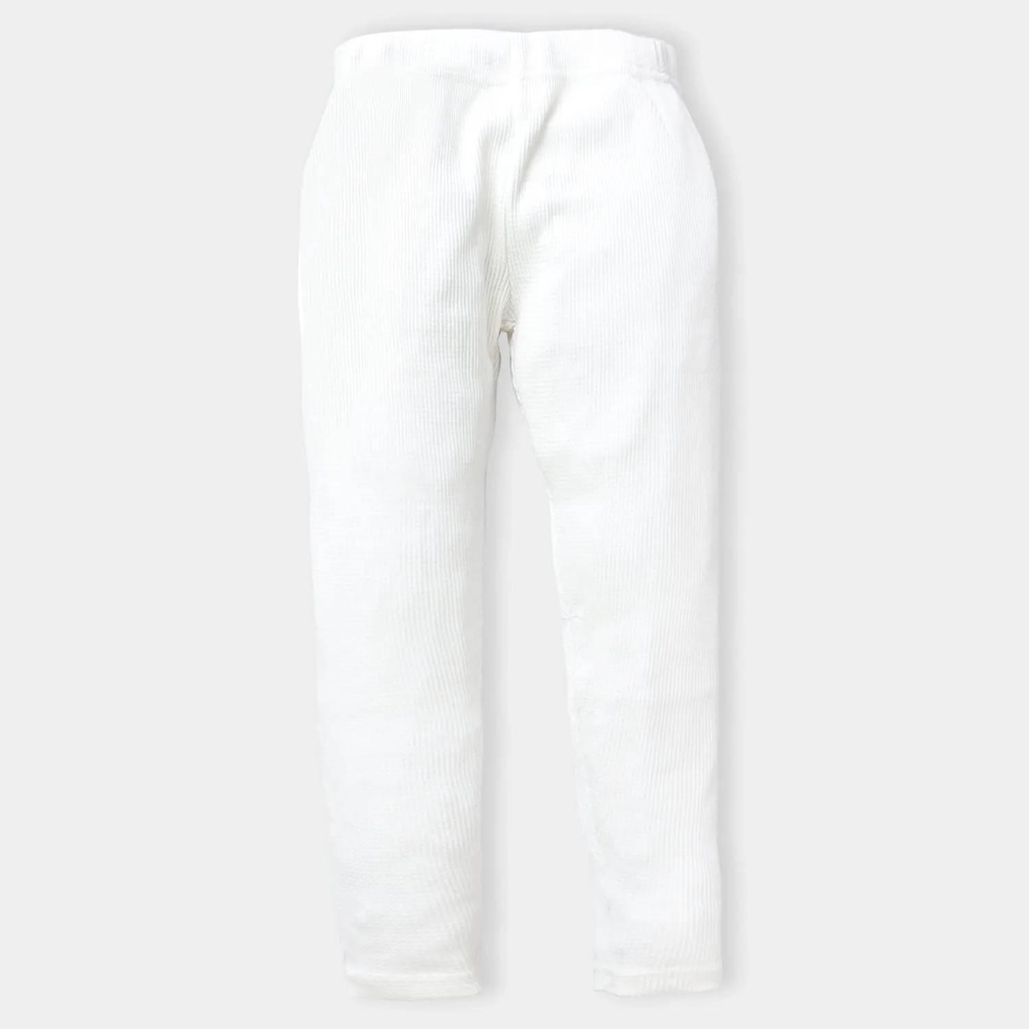 Kids Unisex Thermal Inner Suit-White