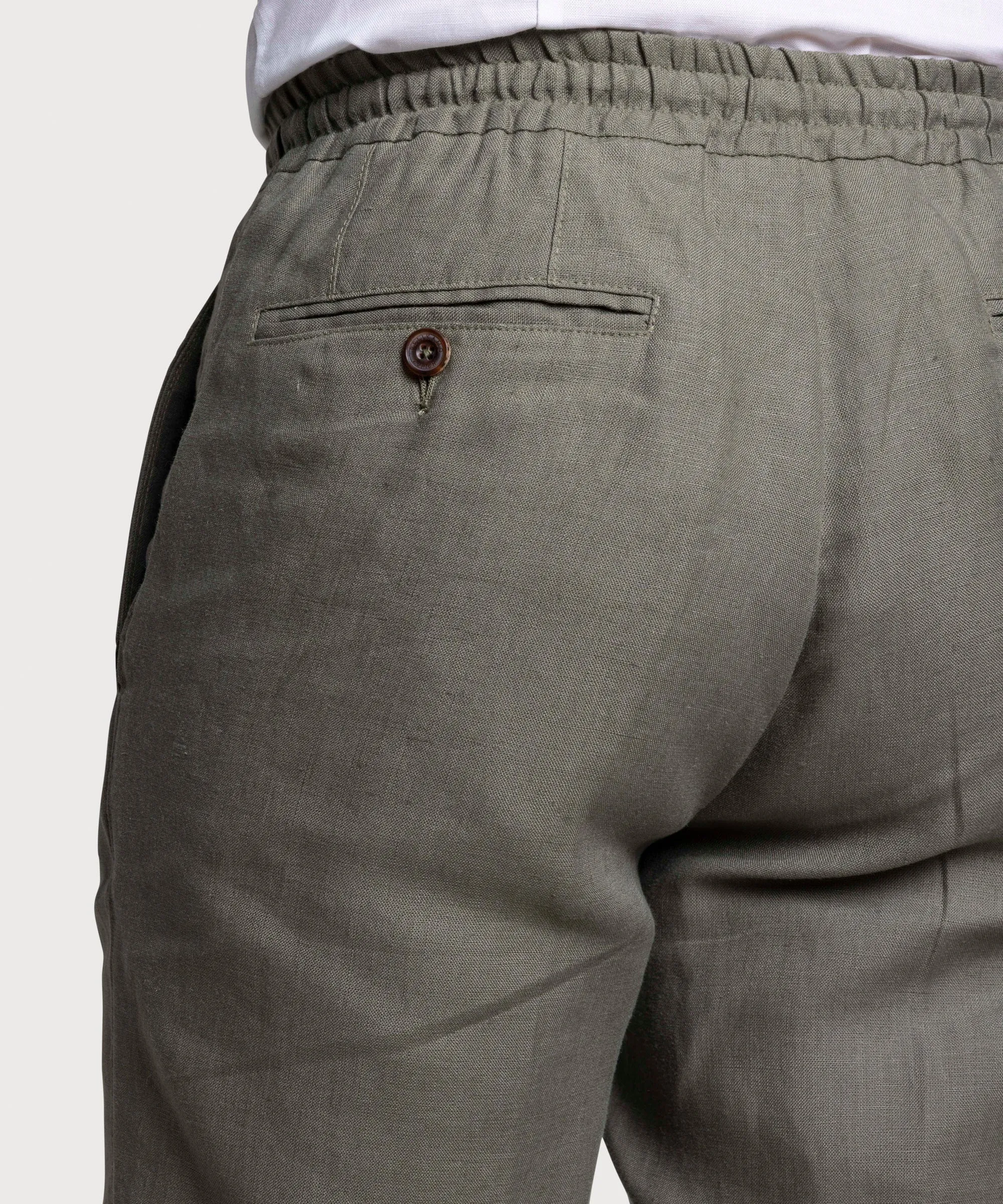 Light Linen Weekend Trousers