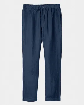 Linen Trousers Navy