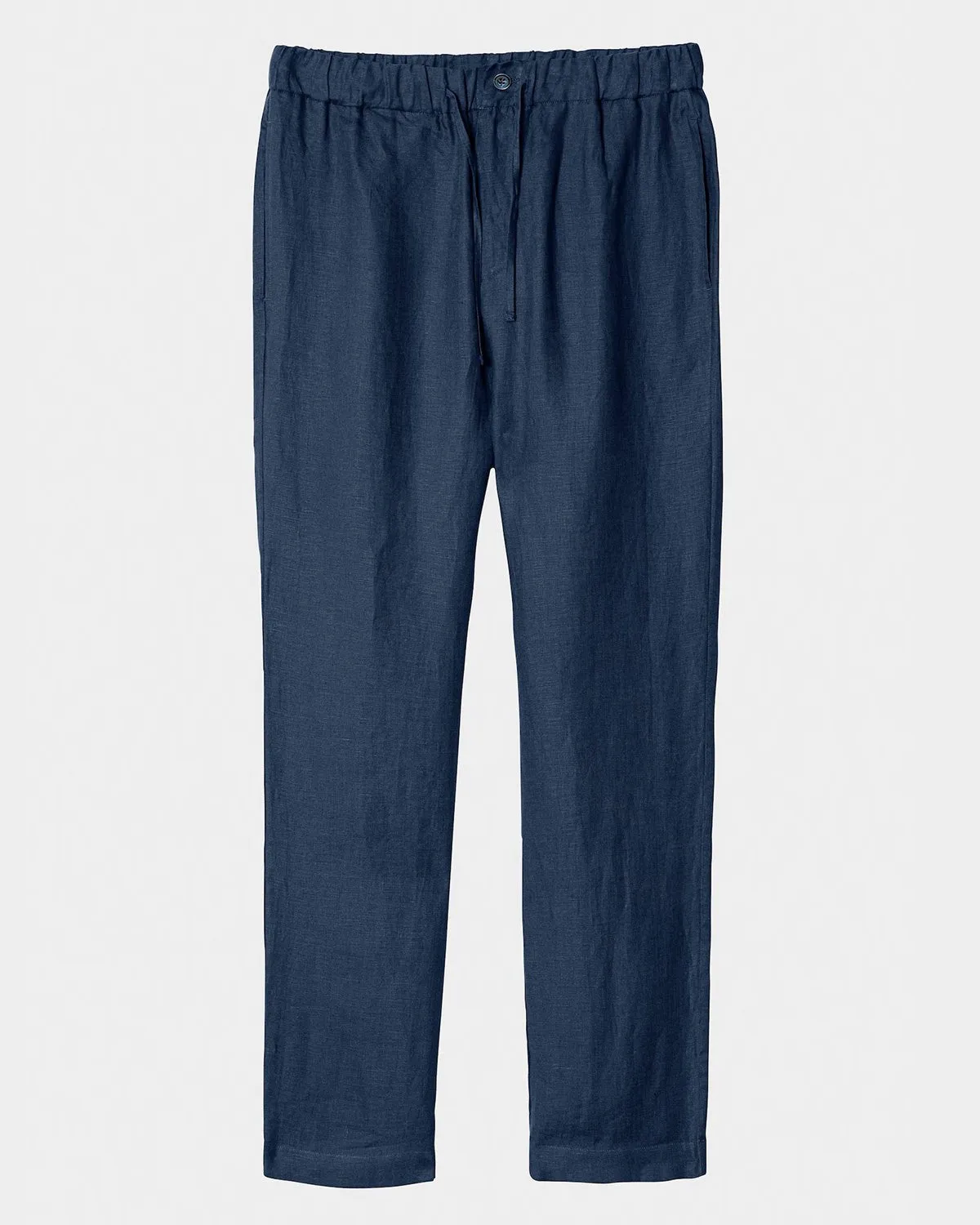 Linen Trousers Navy