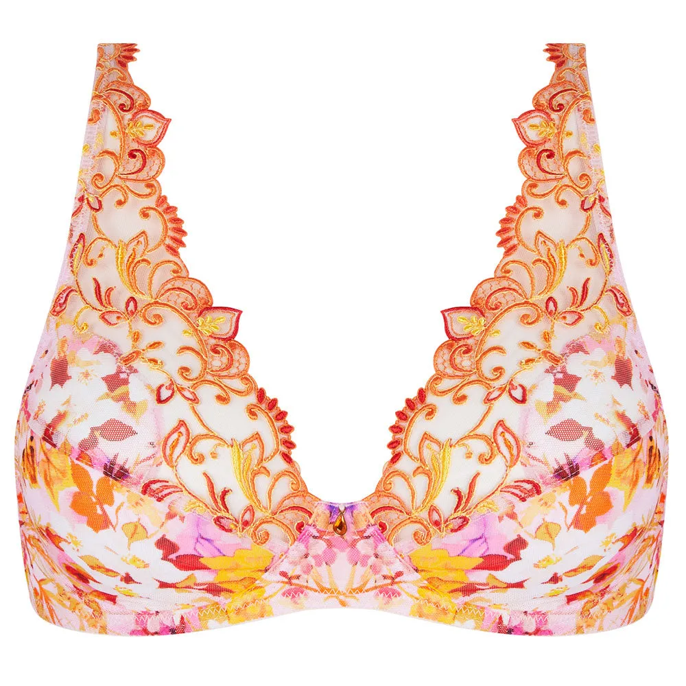 Lise Charmel 'Jardin de Lumiere' Floral Push-Up Plunge Bra