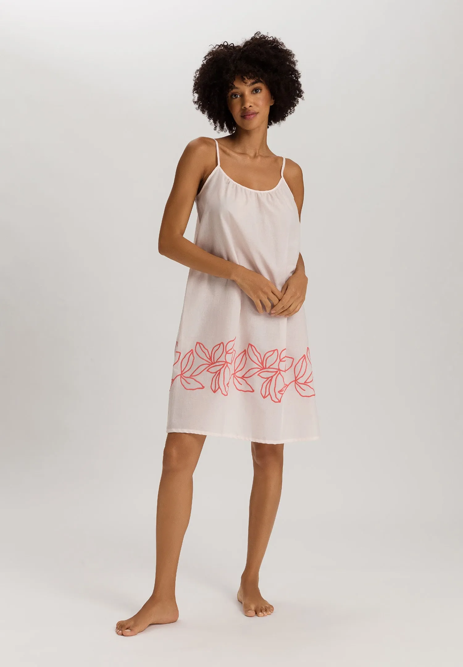 Liz Embroidered Cotton Chemise | Melon Soda 74795-2337