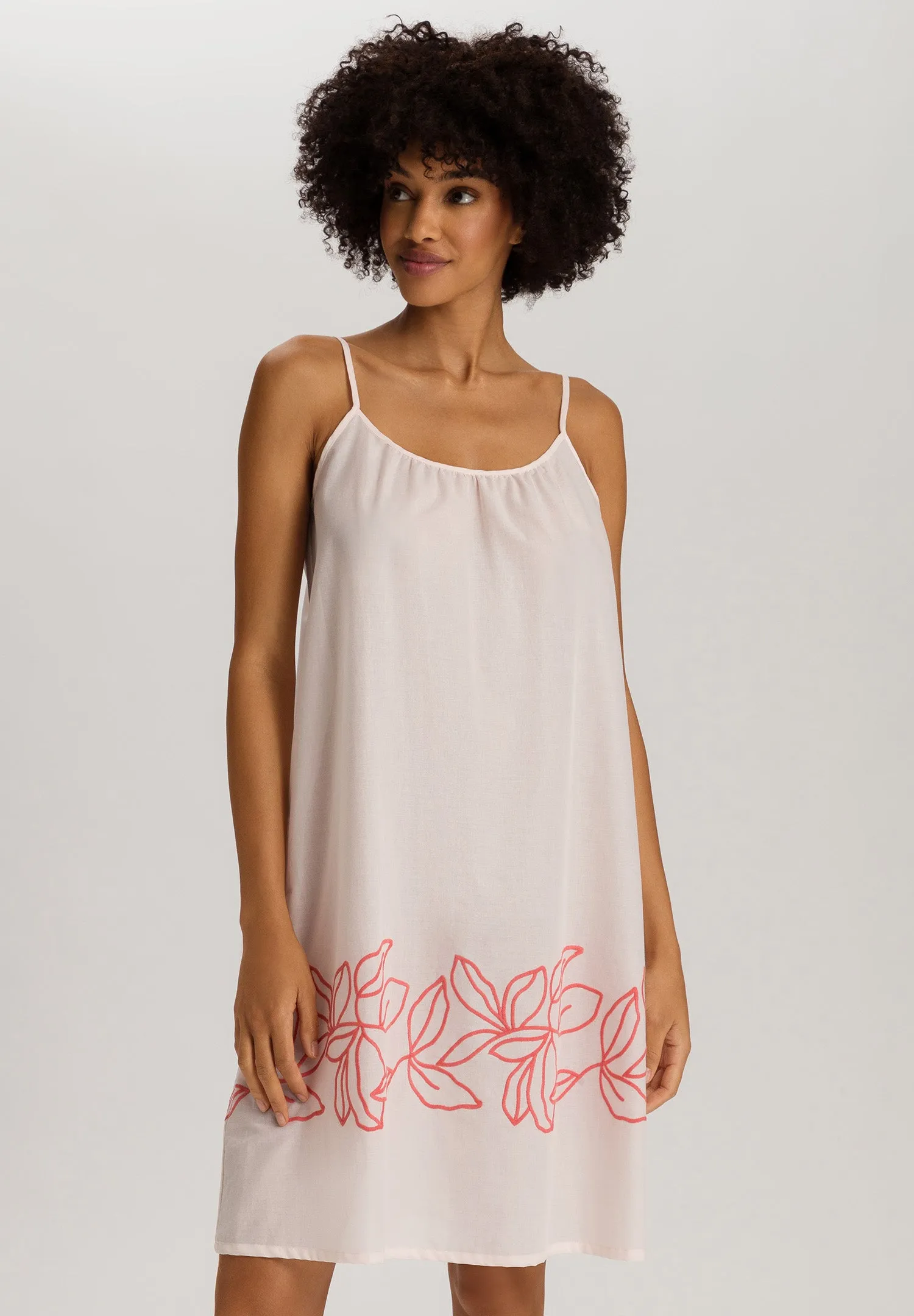 Liz Embroidered Cotton Chemise | Melon Soda 74795-2337