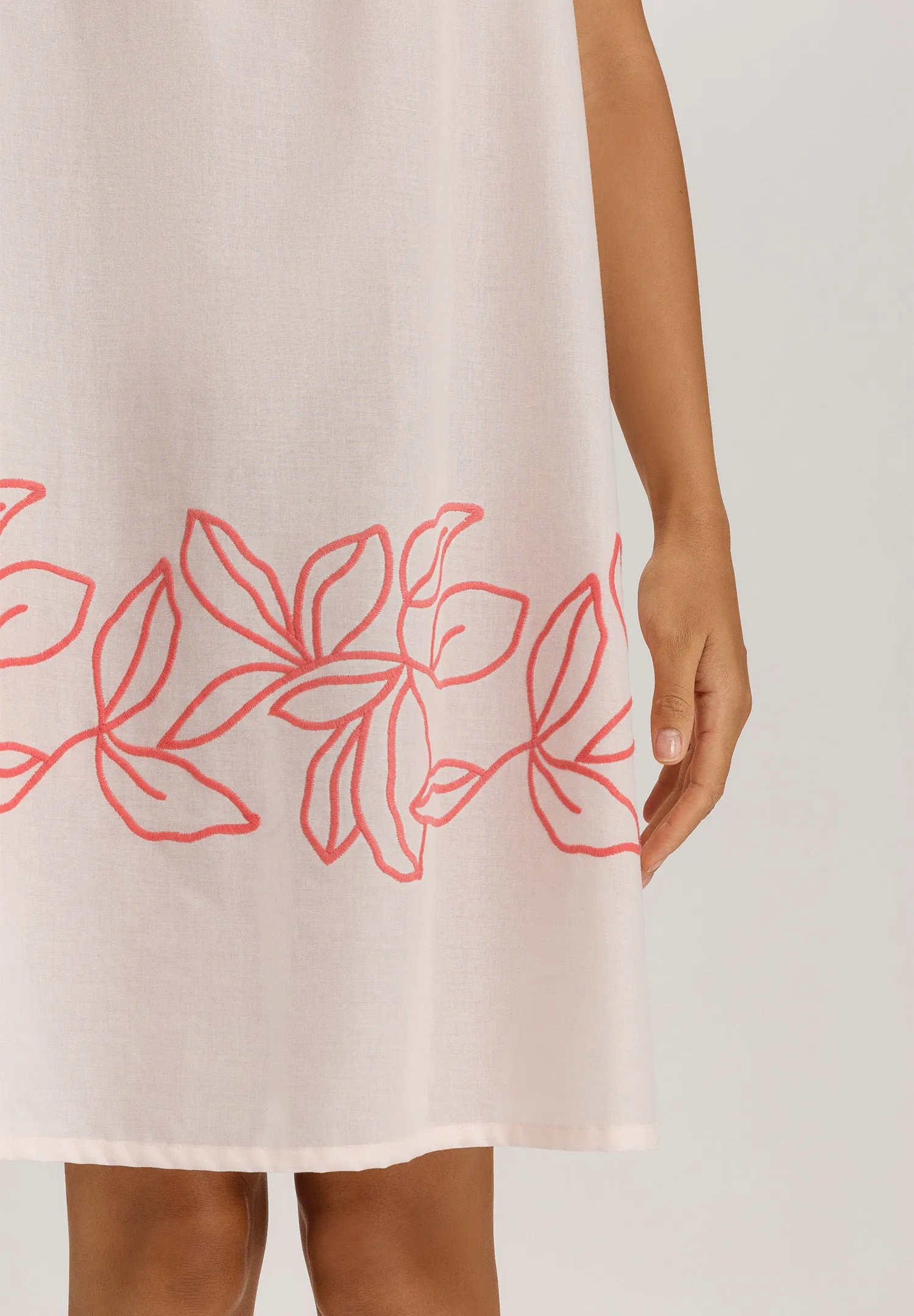 Liz Embroidered Cotton Chemise | Melon Soda 74795-2337