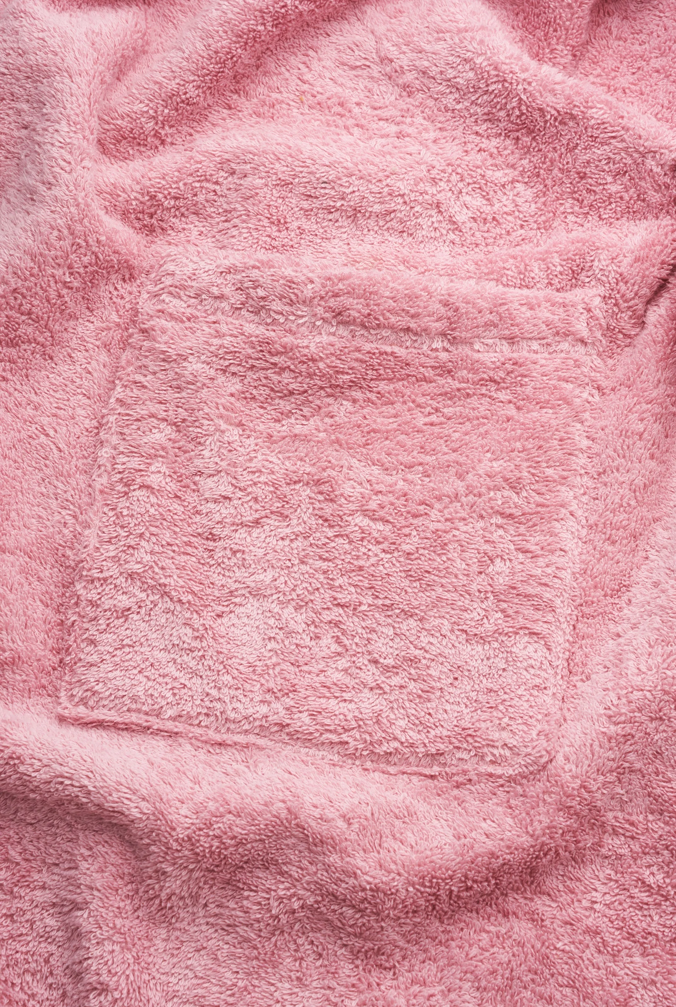Luxury Cotton Bathrobe "Terry" in Rose Color