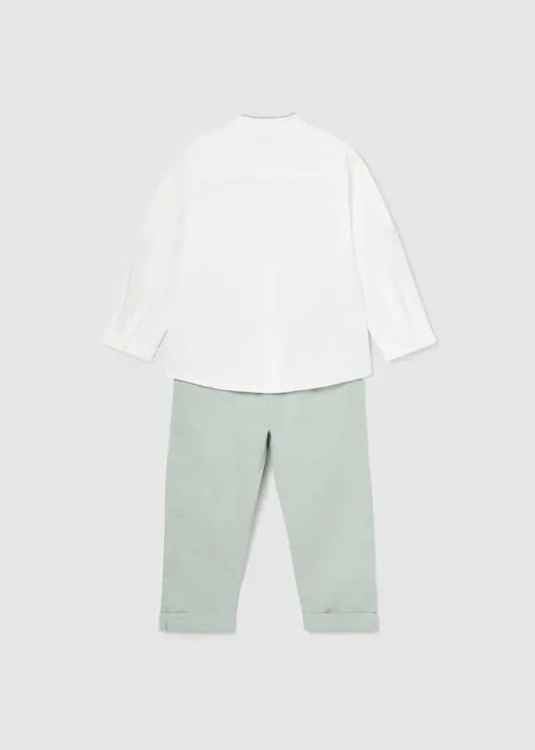 Mayoral 2-Piece Linen Pants Set