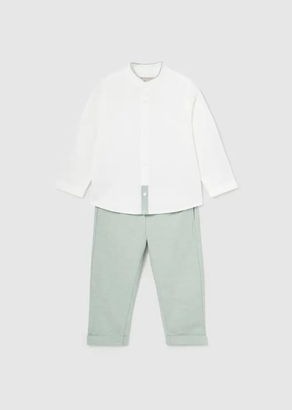 Mayoral 2-Piece Linen Pants Set