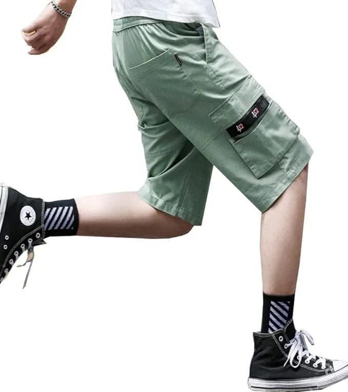 Men's Causal Cargo Pocket Cp Camo Shorts
