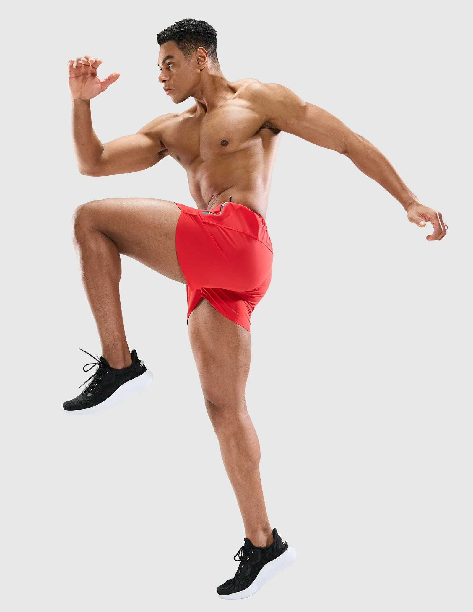 Men's PaceLite Logo Shorts W/Brief 3"