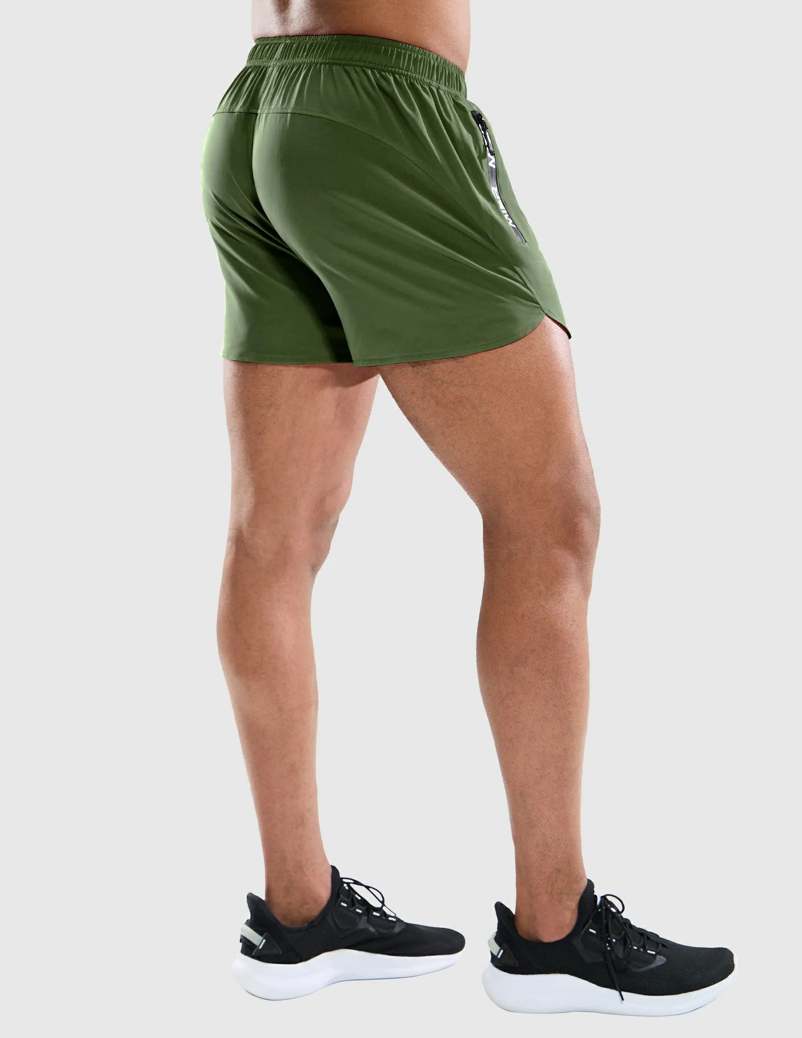 Men's PaceLite Logo Shorts W/Brief 3"