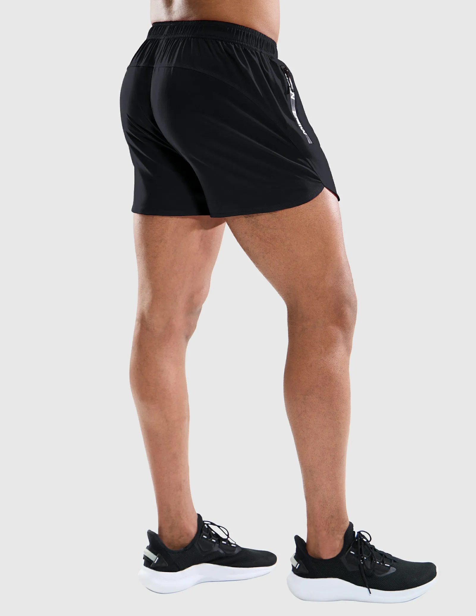Men's PaceLite Logo Shorts W/Brief 3"