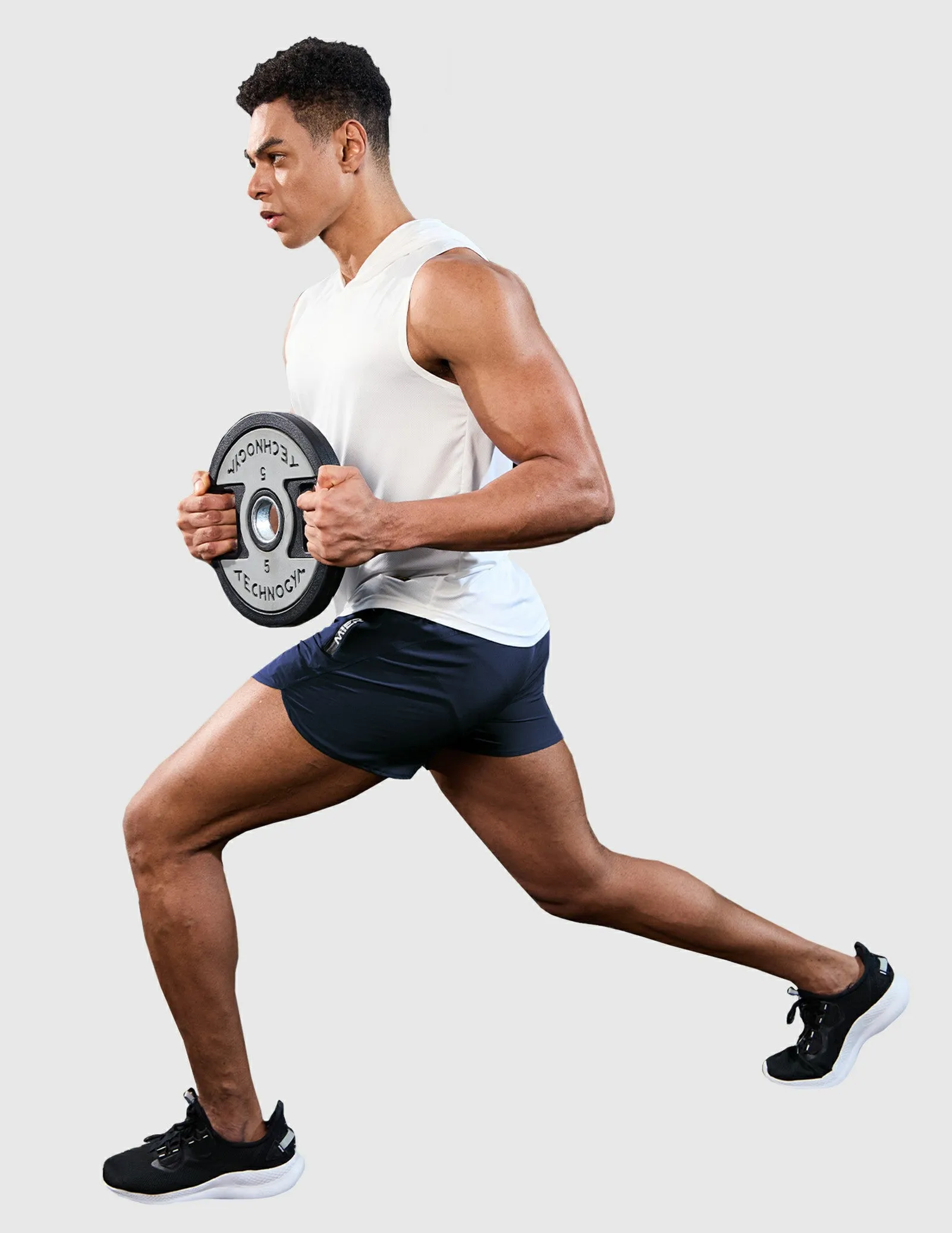 Men's PaceLite Logo Shorts W/Brief 3"
