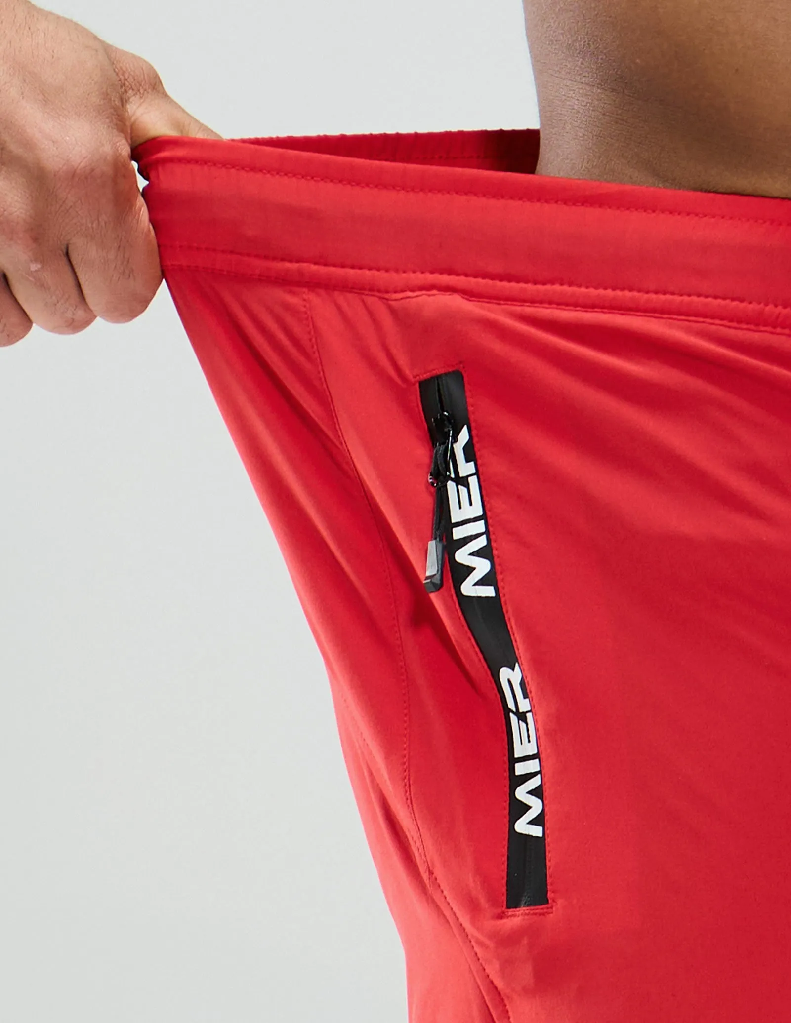 Men's PaceLite Logo Shorts W/Brief 3"