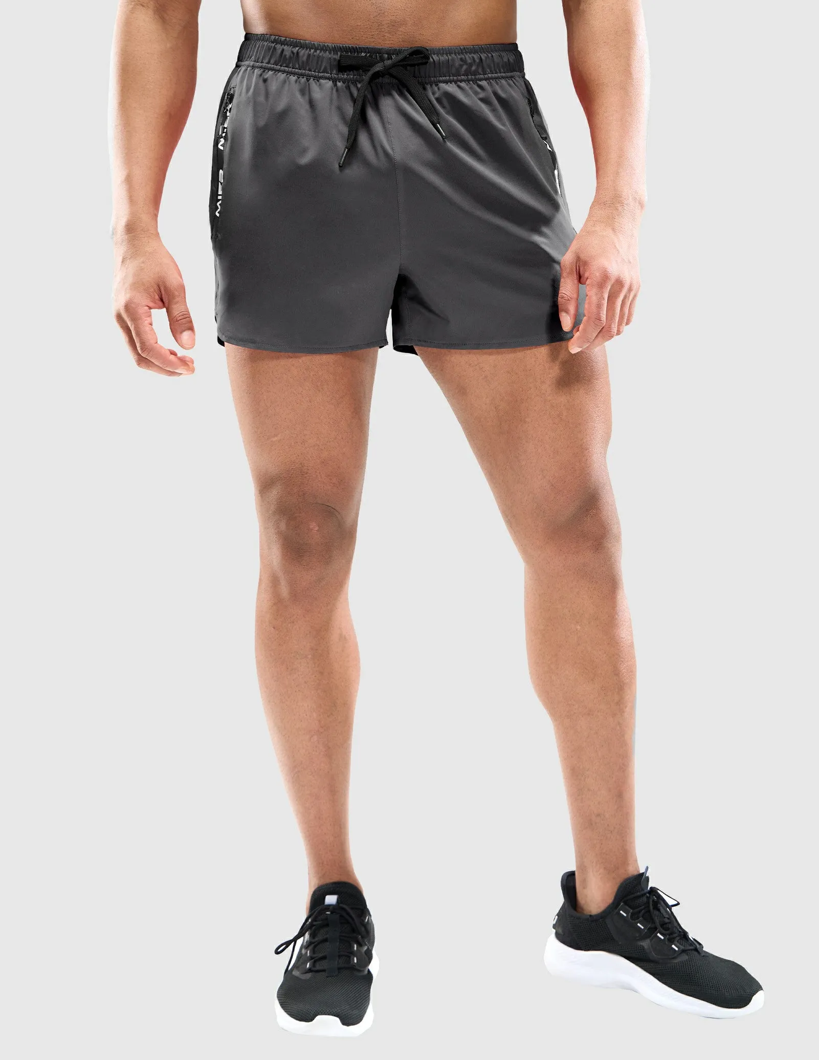 Men's PaceLite Logo Shorts W/Brief 3"
