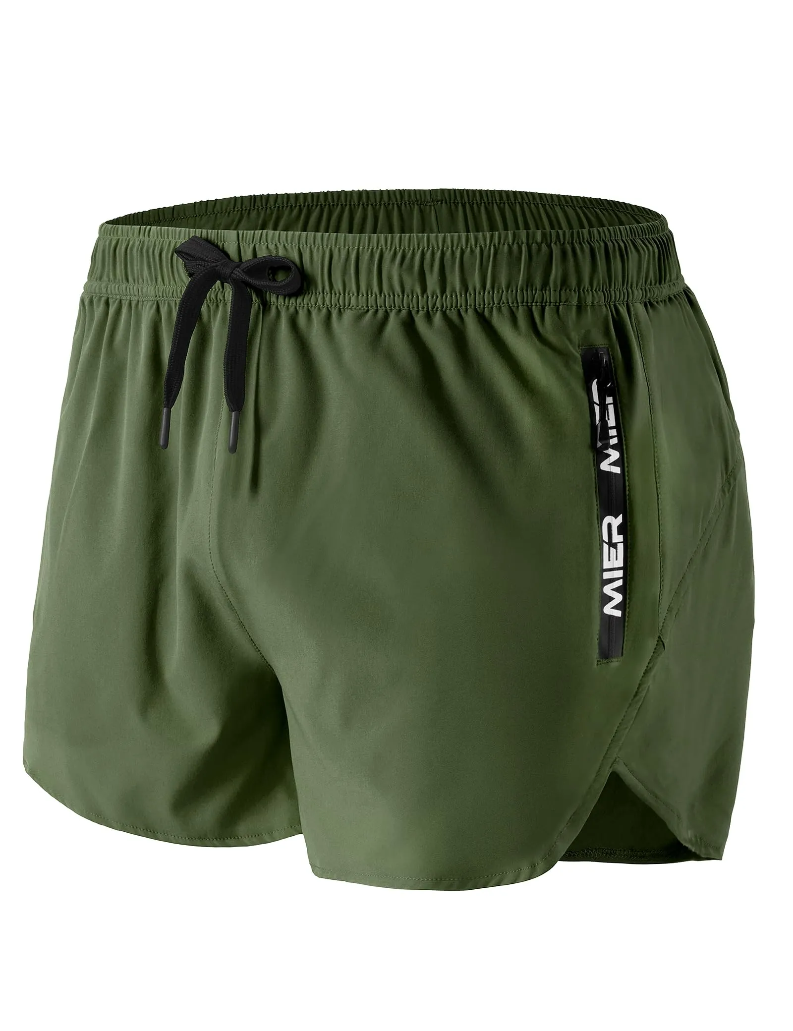 Men's PaceLite Logo Shorts W/Brief 3"