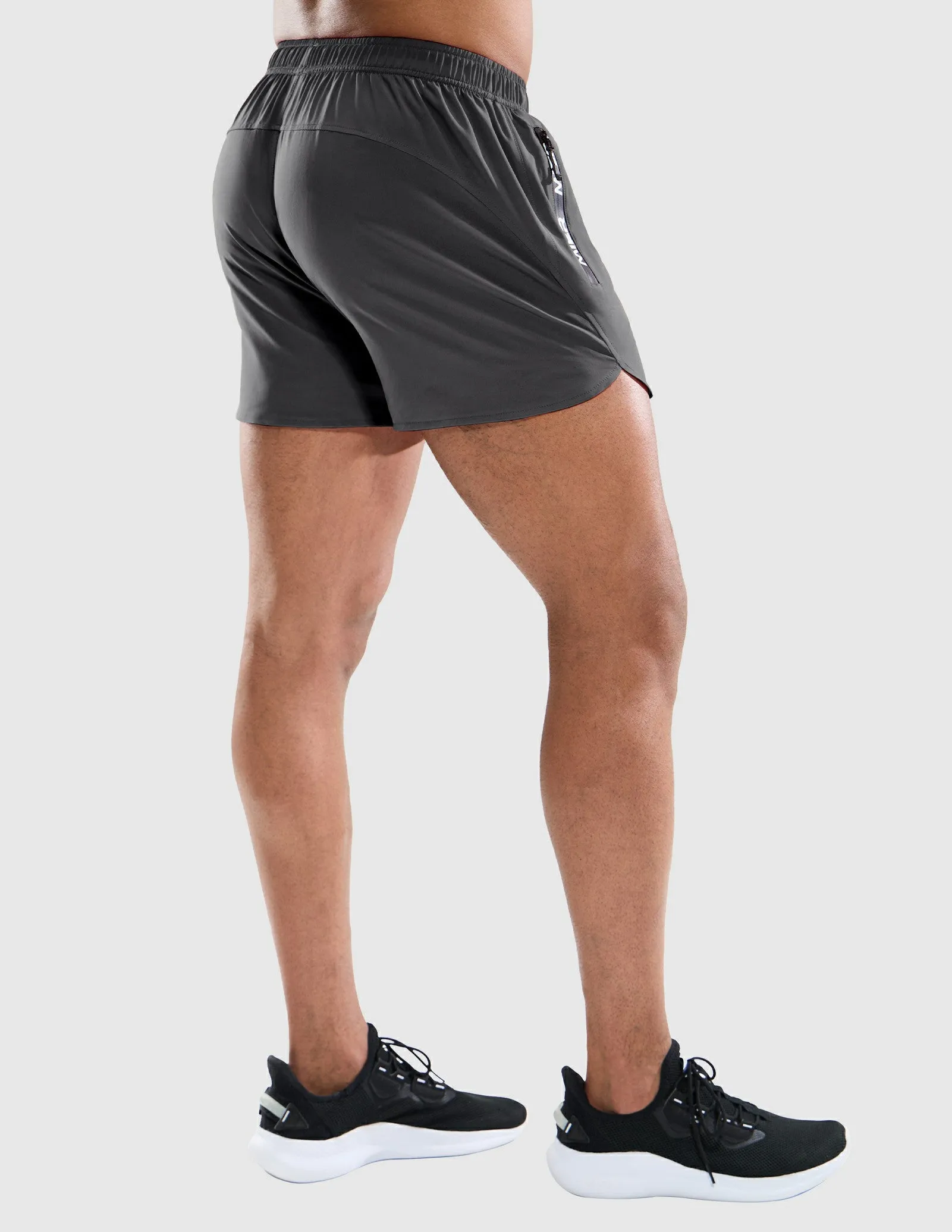 Men's PaceLite Logo Shorts W/Brief 3"