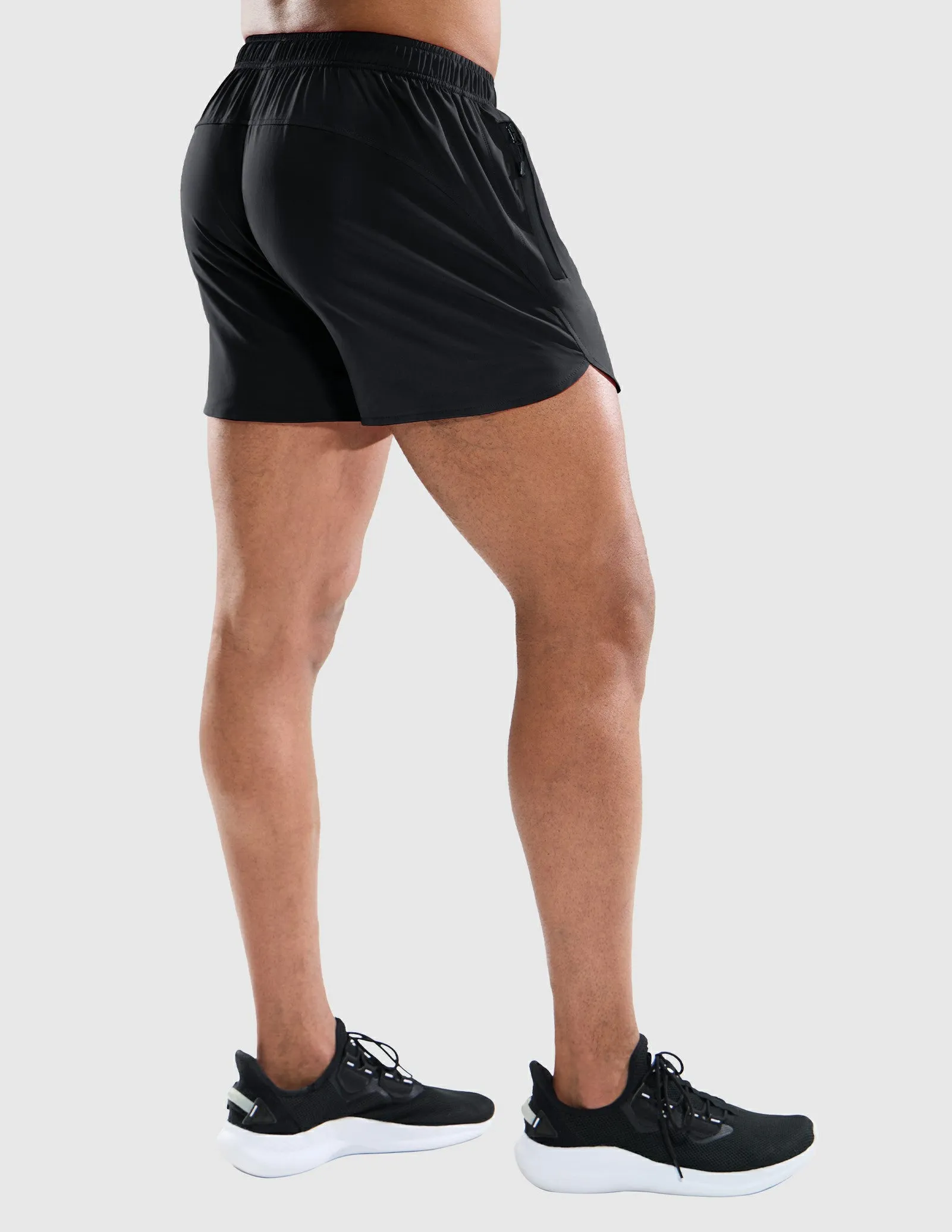 Men's PaceLite Logo Shorts W/Brief 3"