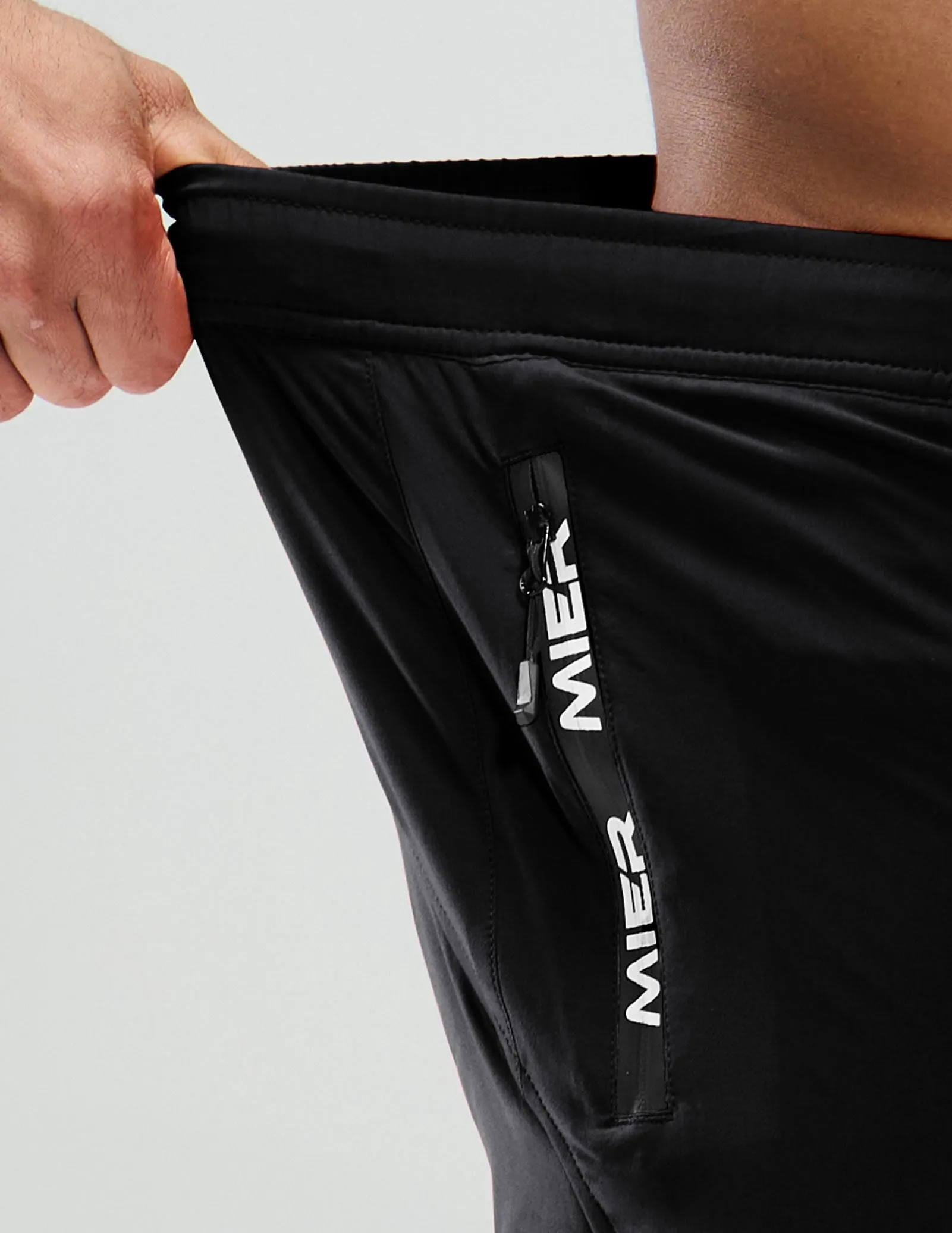Men's PaceLite Logo Shorts W/Brief 3"