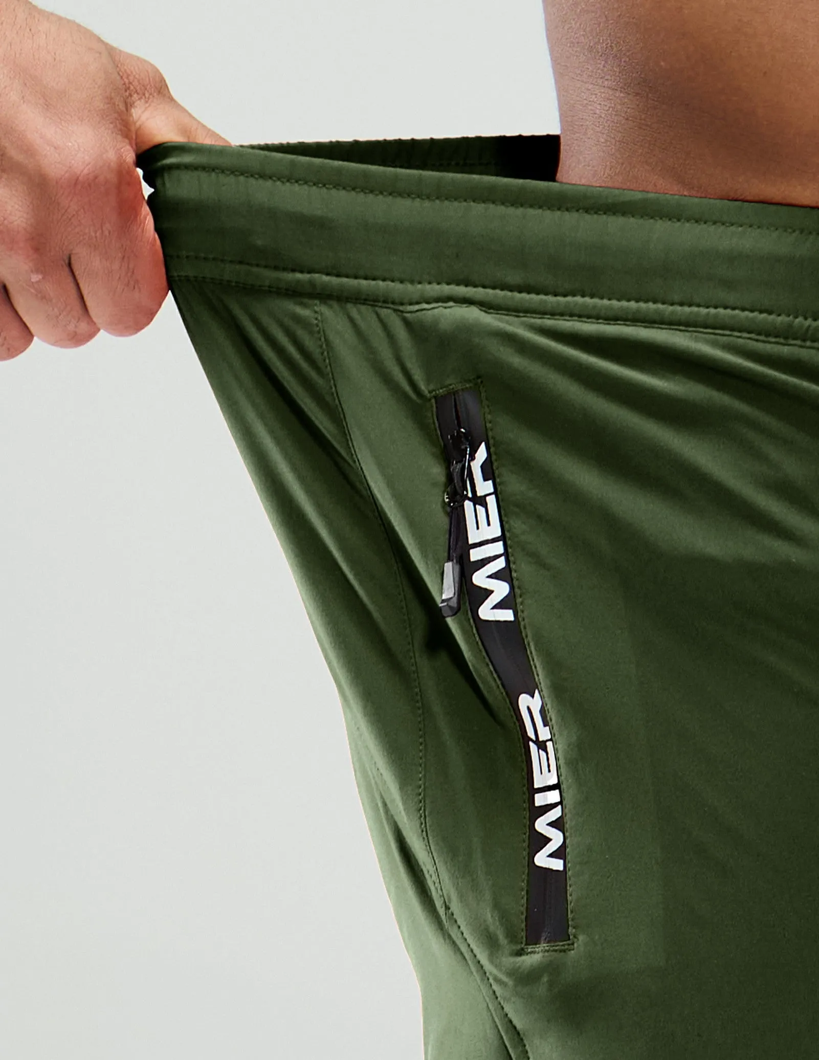 Men's PaceLite Logo Shorts W/Brief 3"