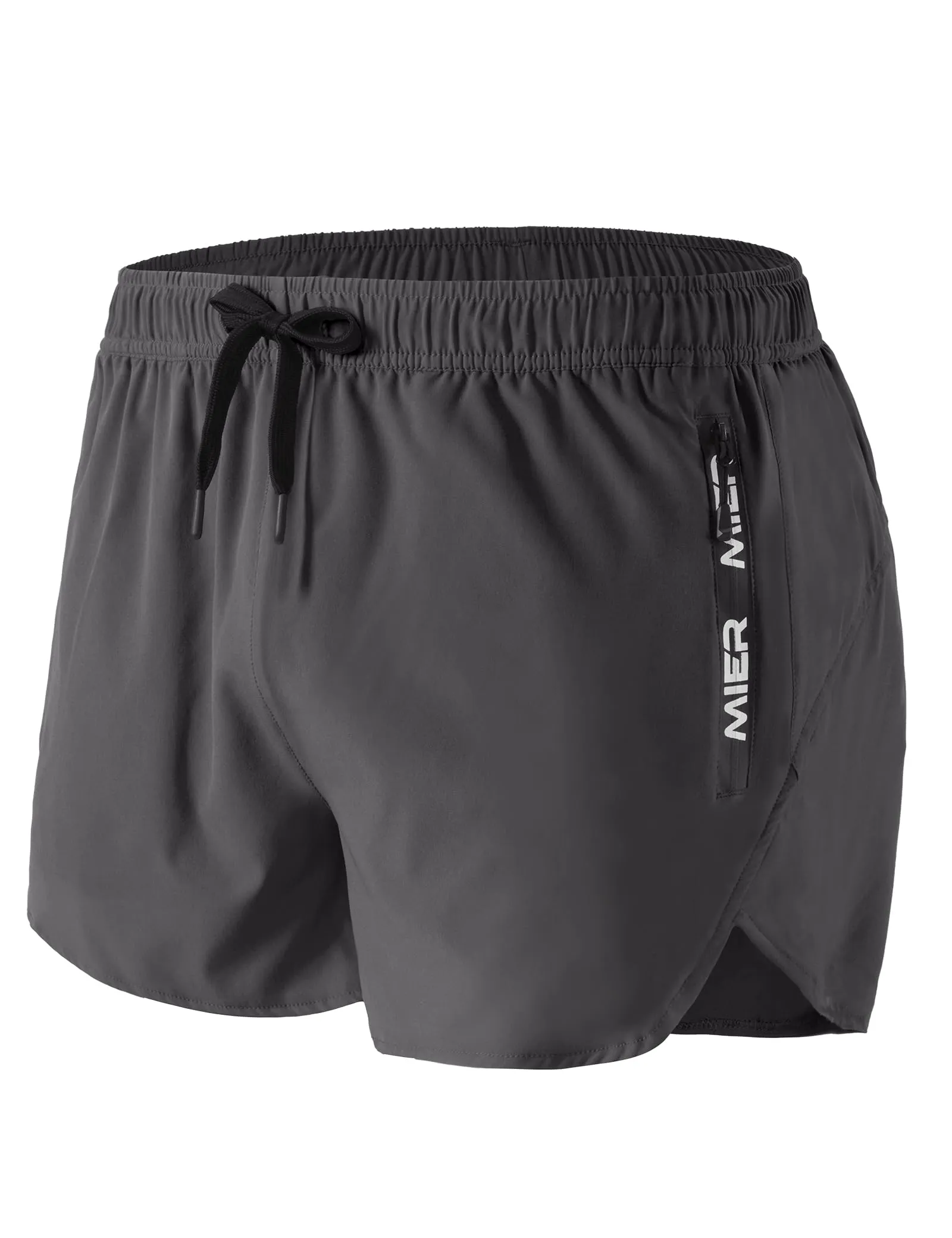 Men's PaceLite Logo Shorts W/Brief 3"