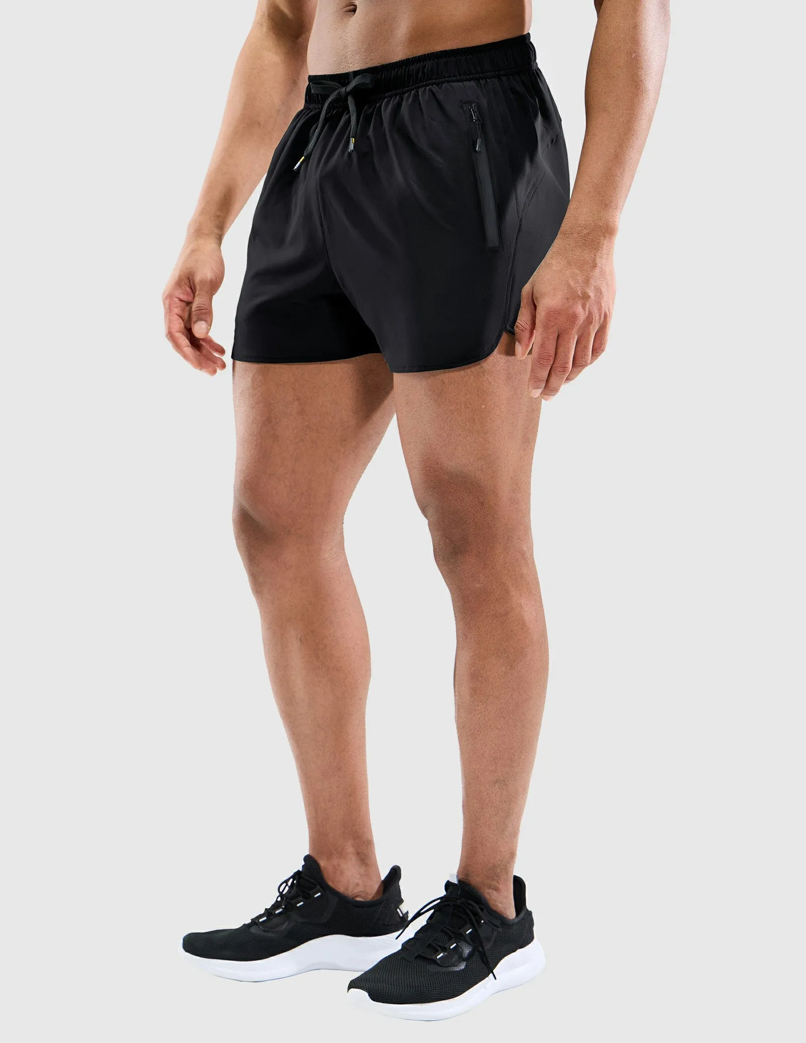 Men's PaceLite Logo Shorts W/Brief 3"