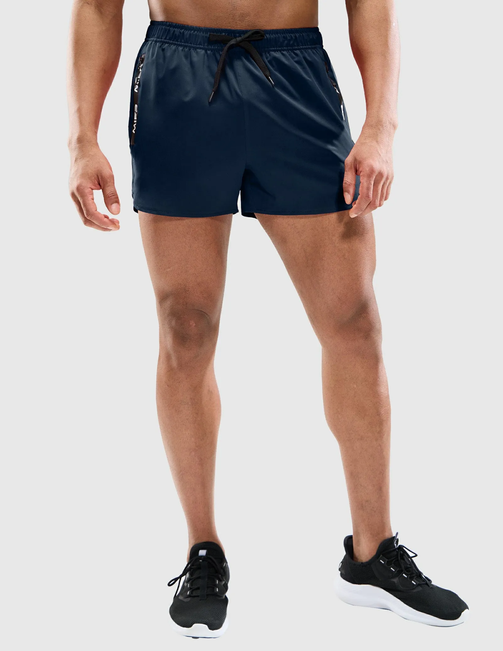 Men's PaceLite Logo Shorts W/Brief 3"