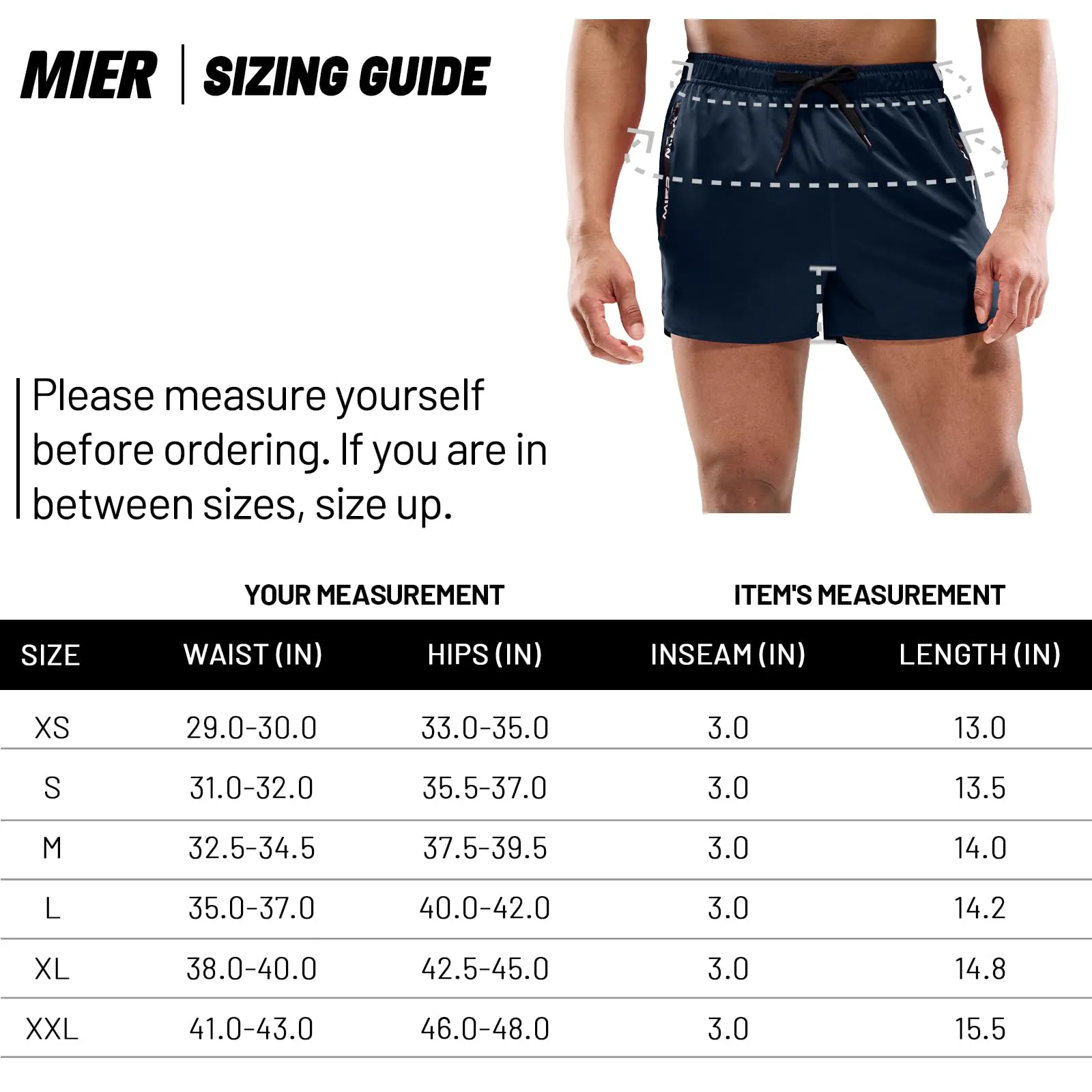 Men's PaceLite Logo Shorts W/Brief 3"