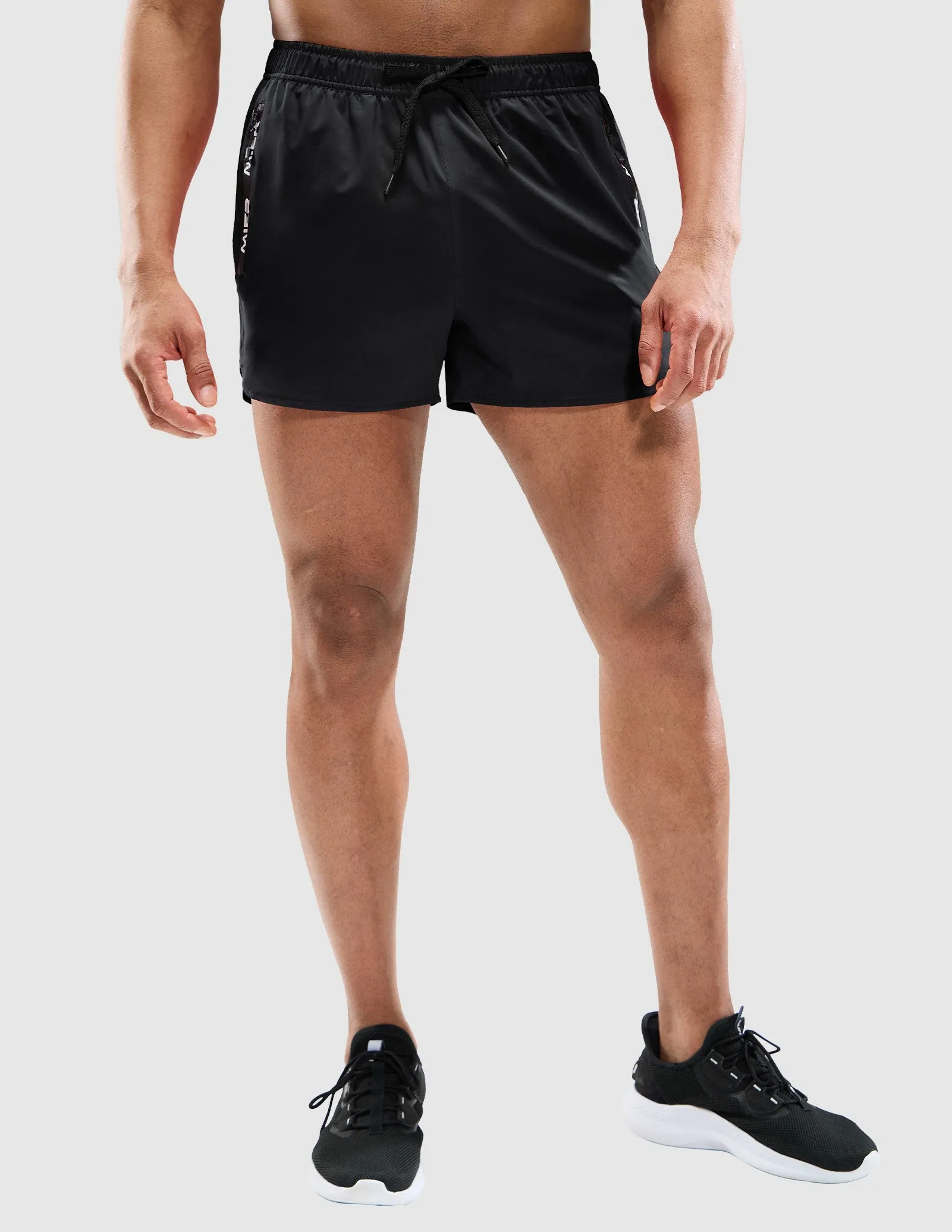 Men's PaceLite Logo Shorts W/Brief 3"