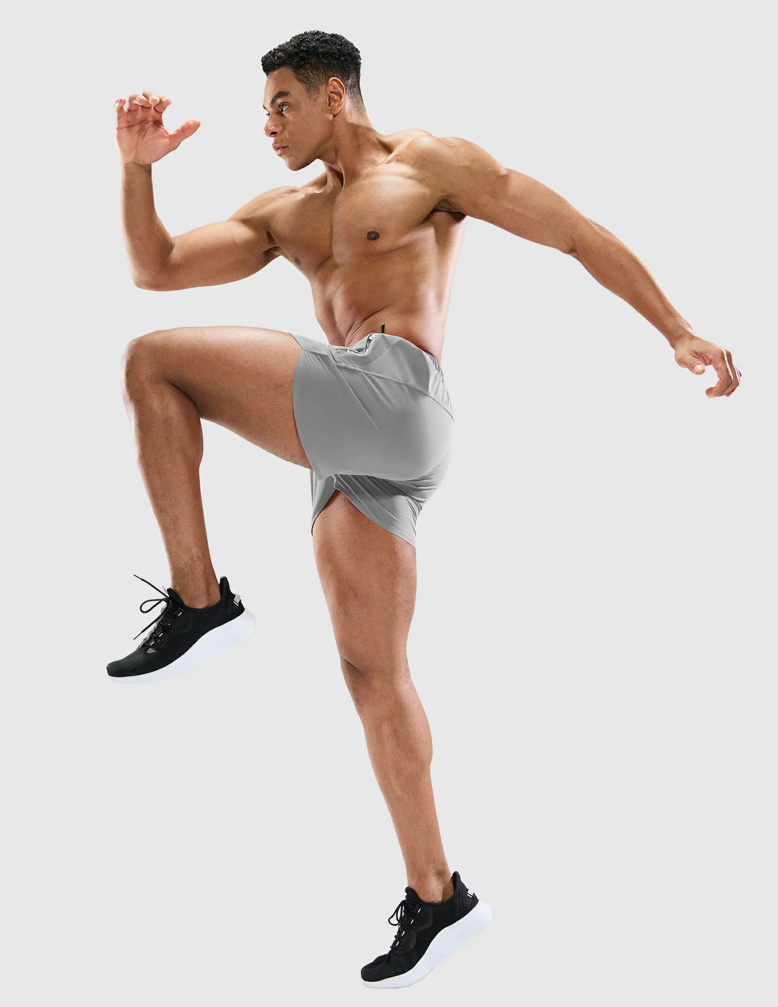 Men's PaceLite Logo Shorts W/Brief 3"