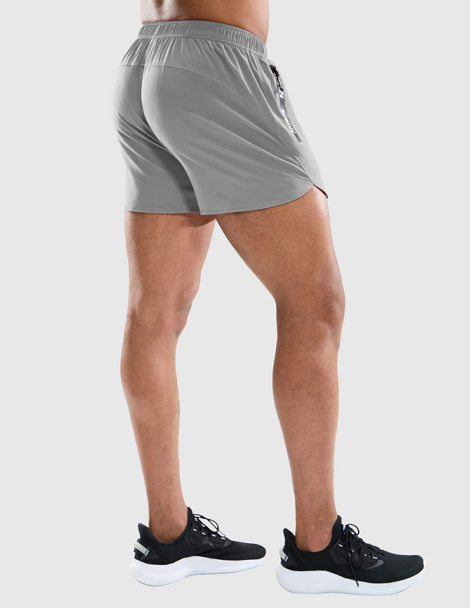 Men's PaceLite Logo Shorts W/Brief 3"