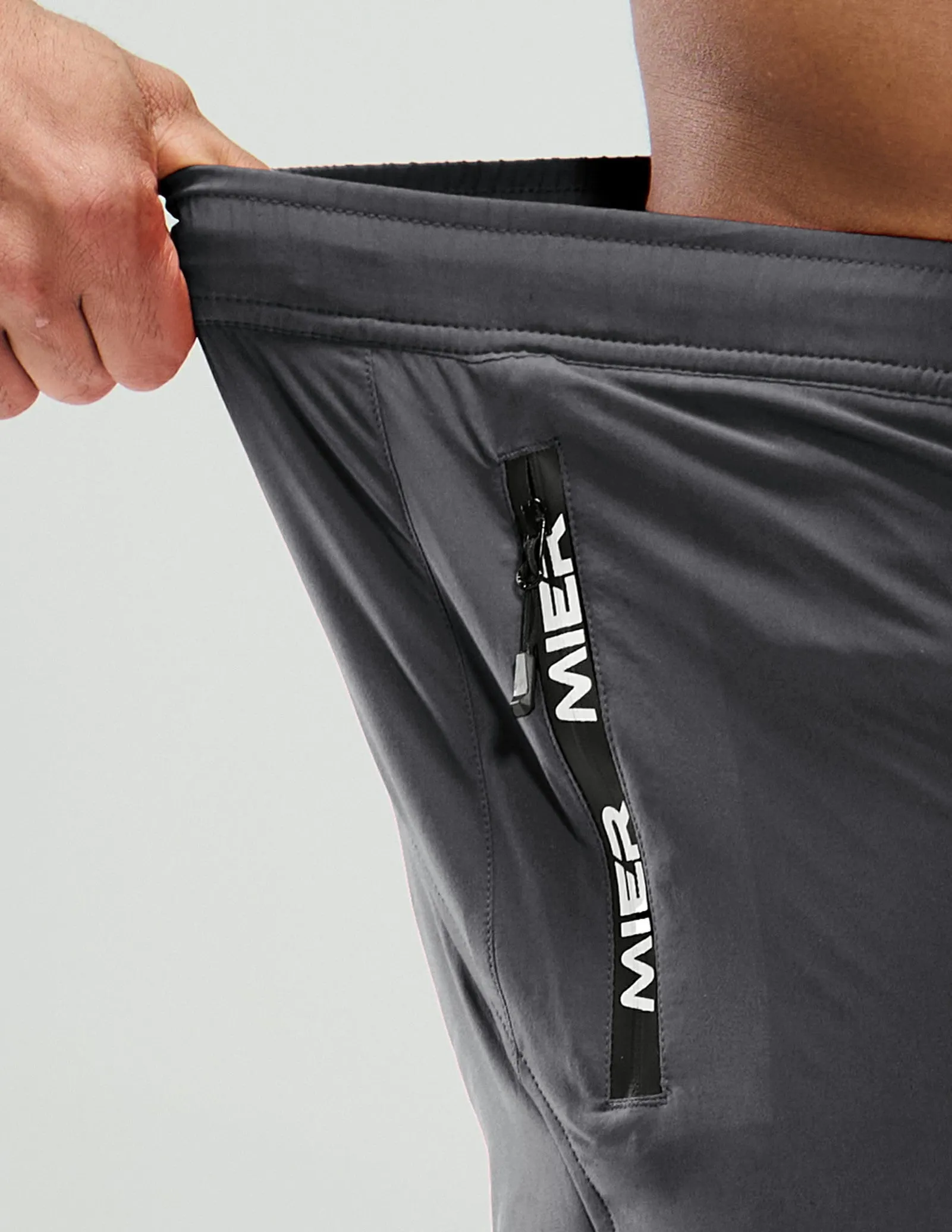 Men's PaceLite Logo Shorts W/Brief 3"