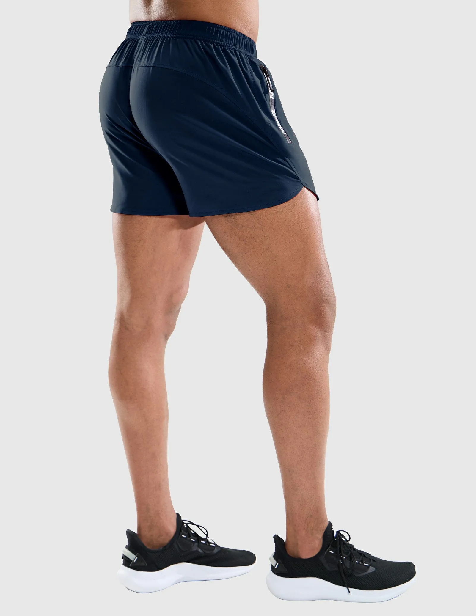 Men's PaceLite Logo Shorts W/Brief 3"