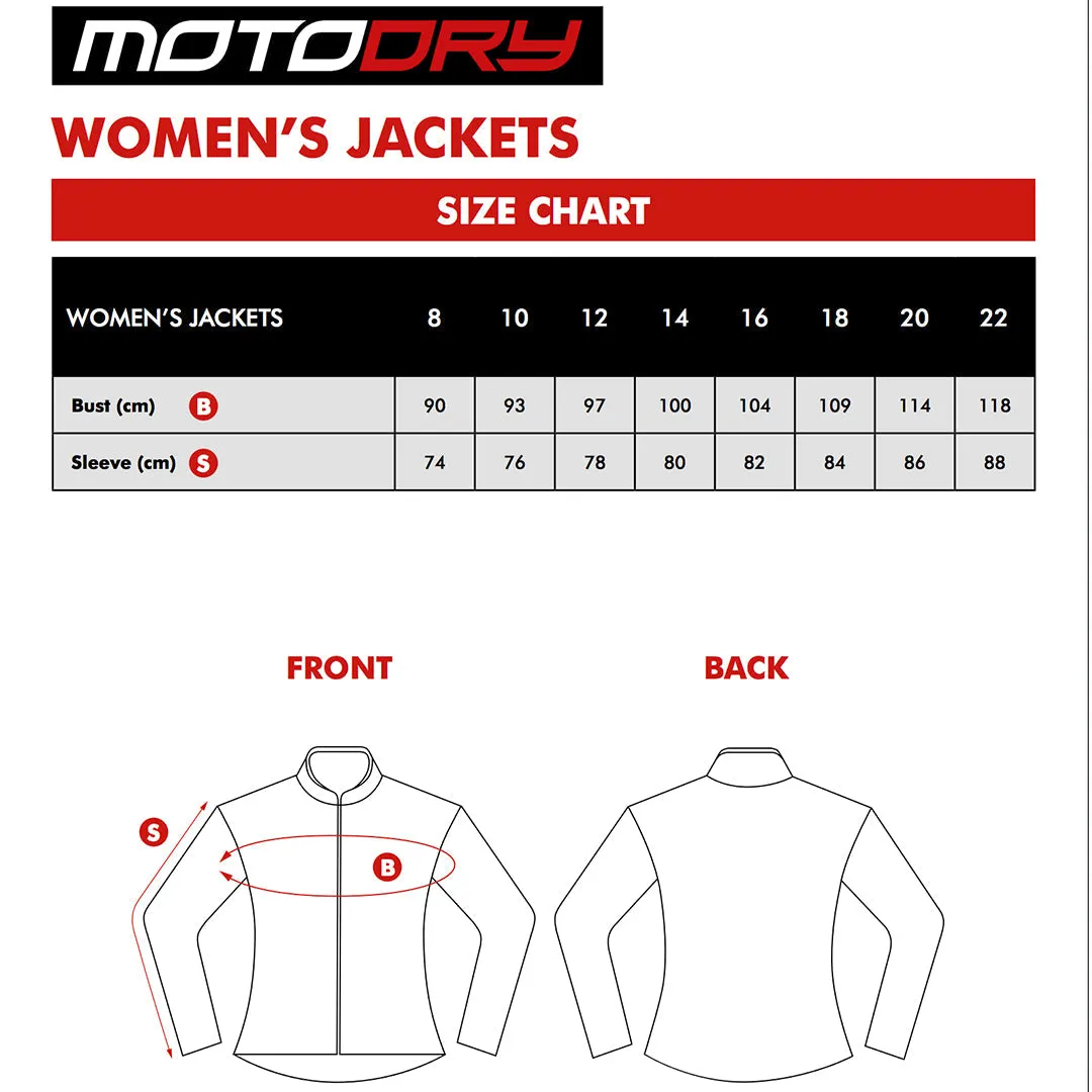 MOTODRY RALLYE 2 ADVENTURE BLACK/GREY/MAGENTA TEXTILE WOMENS JACKET
