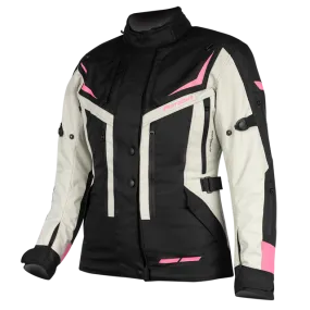 MOTODRY RALLYE 2 ADVENTURE BLACK/GREY/MAGENTA TEXTILE WOMENS JACKET