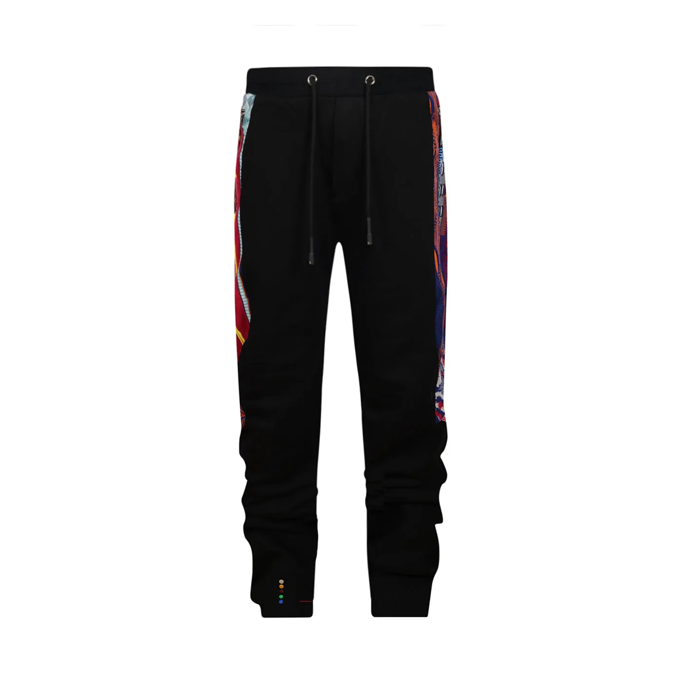 New - COOGI Sweater Pieced Fleece Jogger in Black