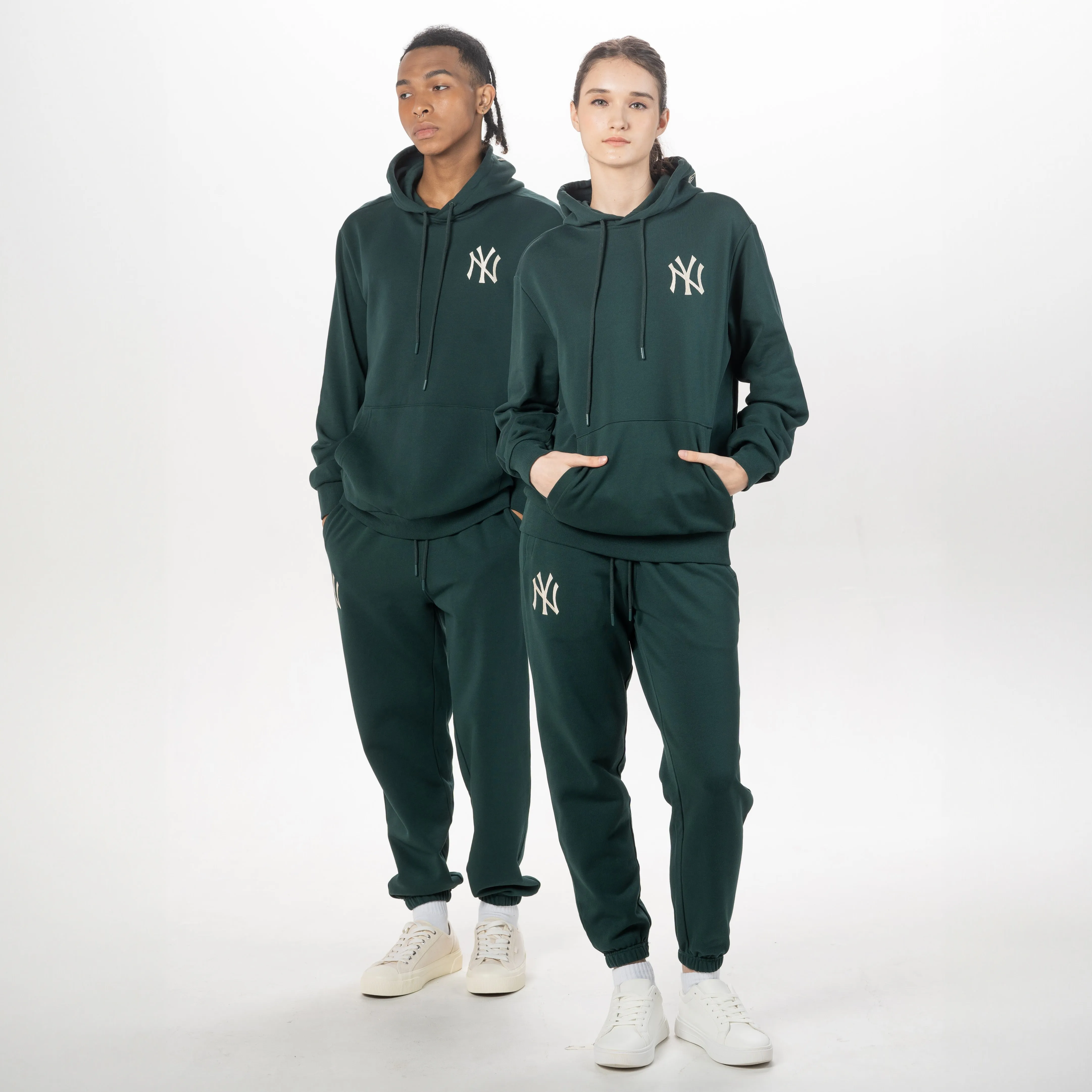 NEW YORK YANKEES COLOR STORY DARK GREEN KNIT PANTS