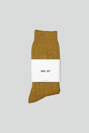 NN07 Sock One Logo 9055 Wool Sock in Light Brown
