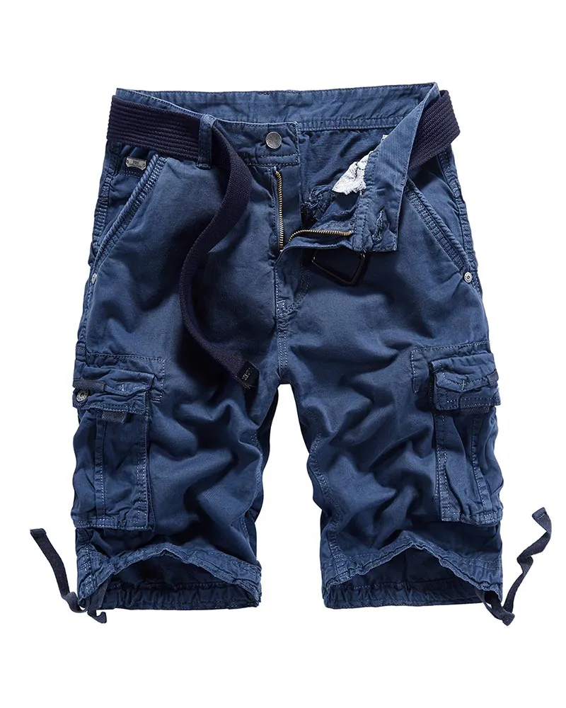 Outdoor Long Camo Cargo Shorts