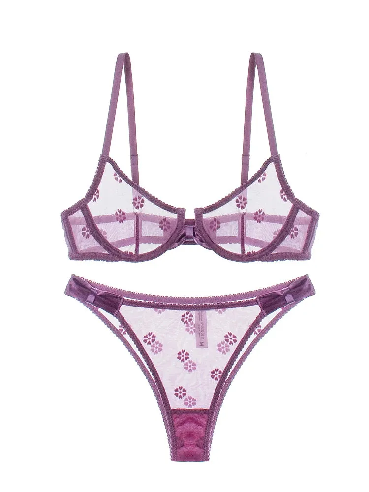 #PB Floral Lingerie Set