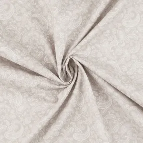 Petite Lawn - Paisley Grey Yardage