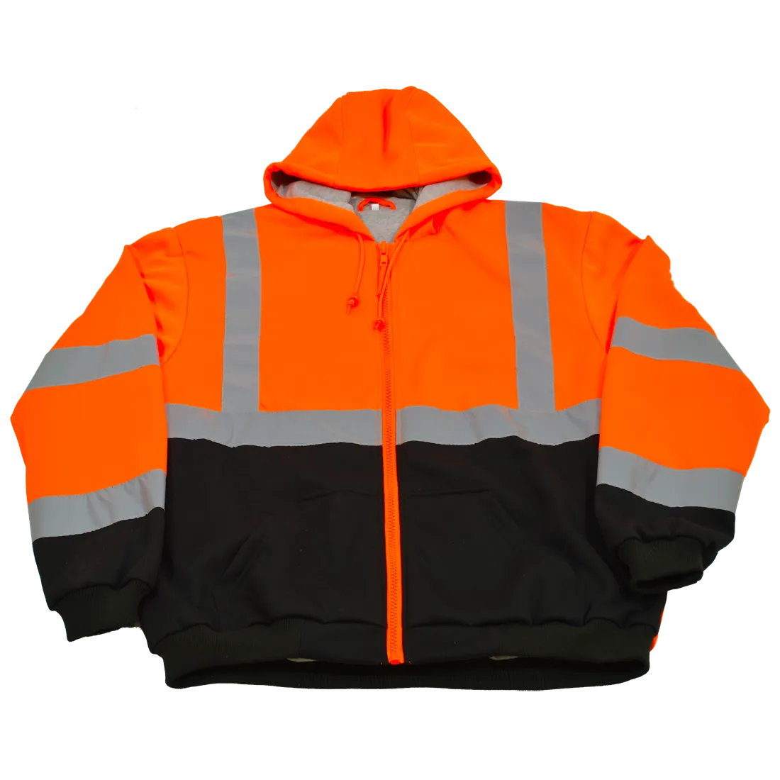 Petra Roc OBHSW-C3 Class 3 Thermal Two Tone Hooded Zip-Up Sweatshirt