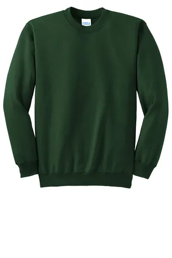 Port & Company - Core Fleece Crewneck Sweatshirt. PC78 - Dark Green