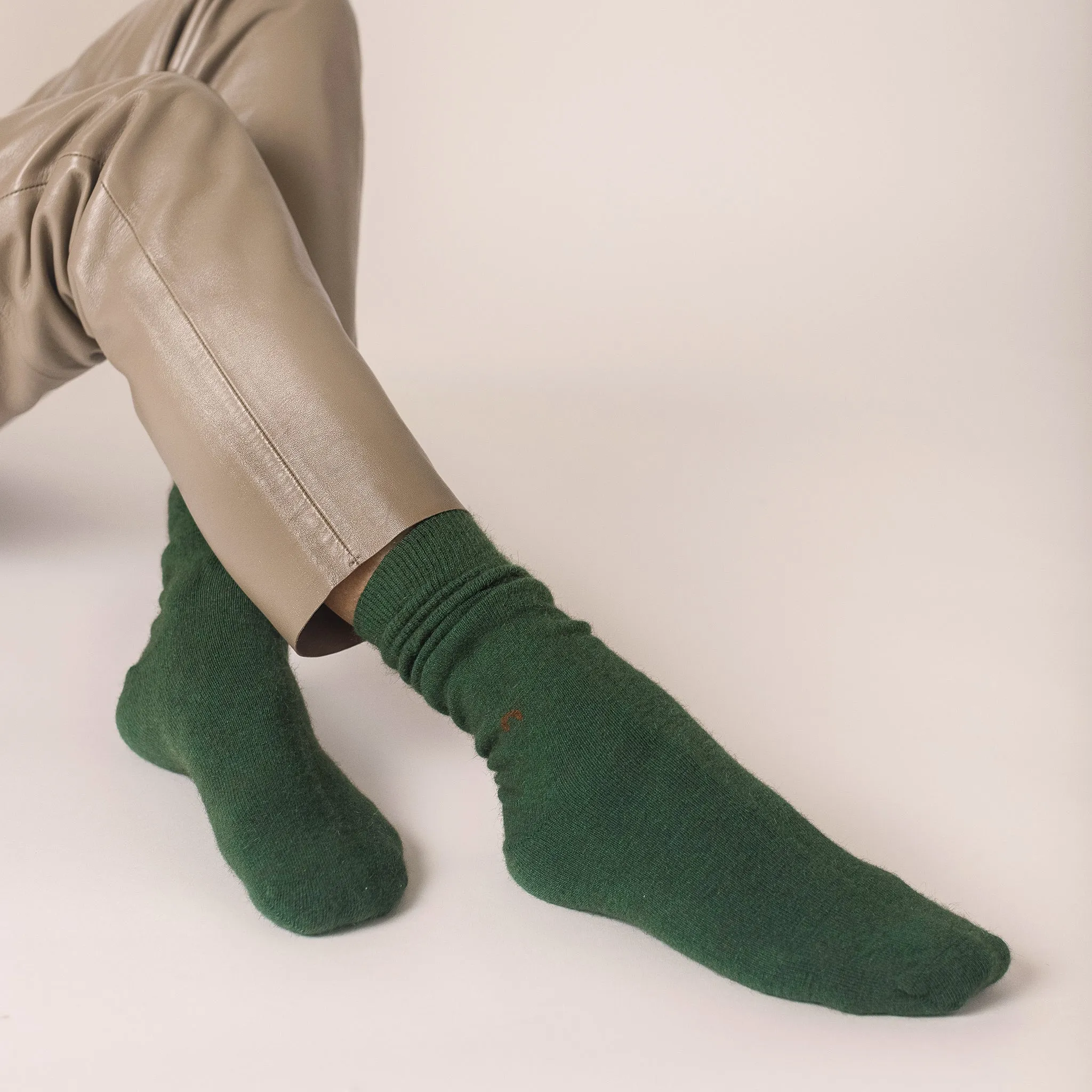 Possum Merino Wool HAMILTON Socks, Greener Pasture
